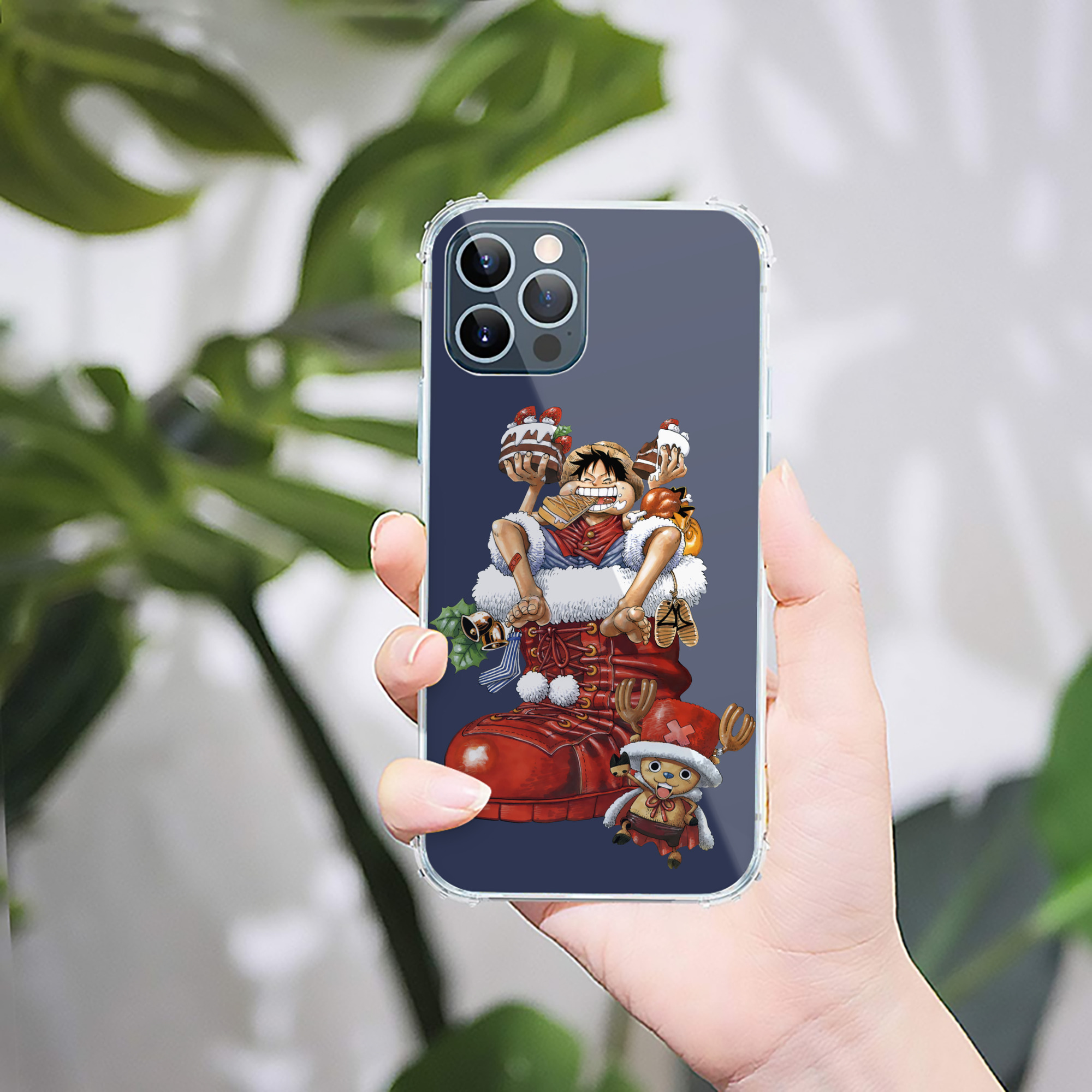 （画像用） ワンピース モンキー・D・ルフィ ONE PIECE Monkey D. Luffy 【iPhone 12シリーズ対応】透明スマホケース（クリアソフトケース）